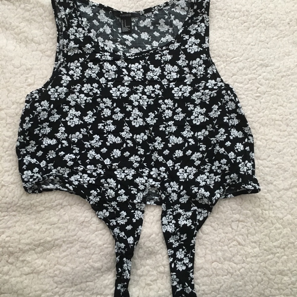 Floral crop top